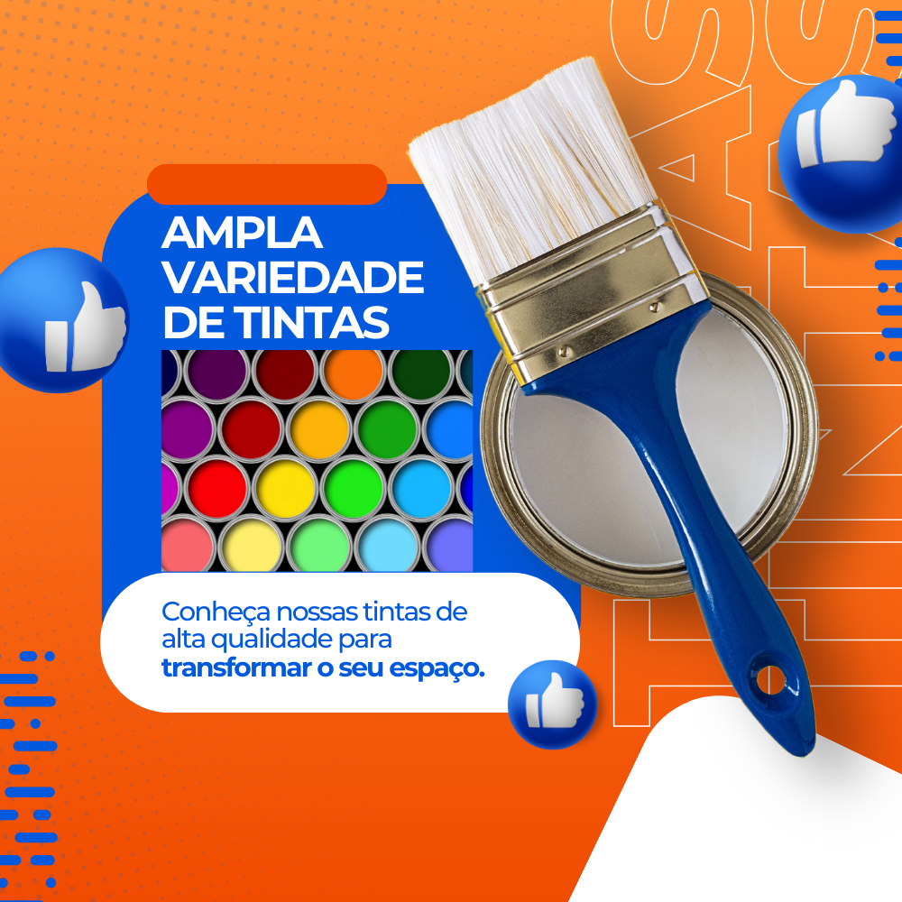 Tintas para parede, piso, interna, externa, esmalte sintético, esmalte a base dágua.